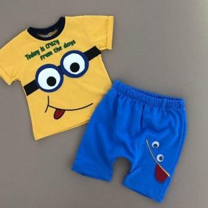 Kids unisex tees with half pant set Artyjashop