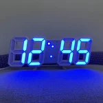 Digital Glowing 3D LED Wall Clock & Table Clock