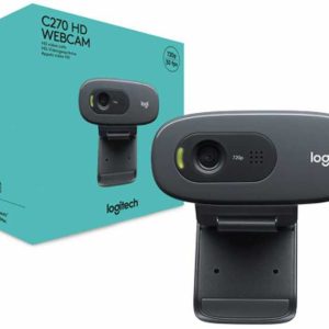 Logitech C270 Widescreen HD Video Calling For Zoom Live, Google Meet, Skype, PC/Mac/Laptop/MacBook