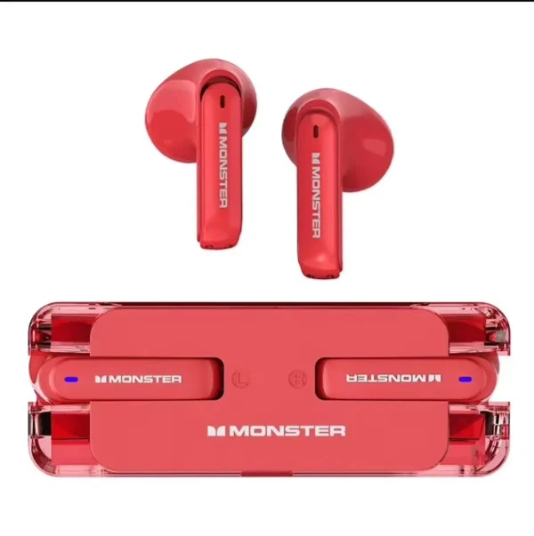 MONSTER-AIRMARS-XKT08-True-Wireless-Gaming-Earphones-Red-Color-Artyjashop.com