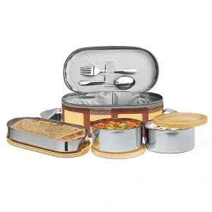 Milton Corporate Lunch 3 Stainless Steel Lunch Box Artyjashop