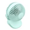 mini Clip Fan 2-in-1 360 Degree Rotation Rechargeable Fan