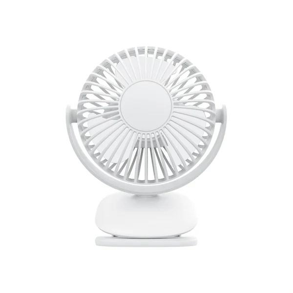 mini Clip Fan 2-in-1 360 Degree Rotation Rechargeable Fan