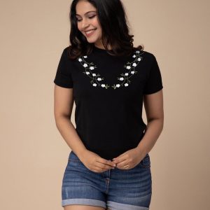 Smart cotton ladies T-shirt