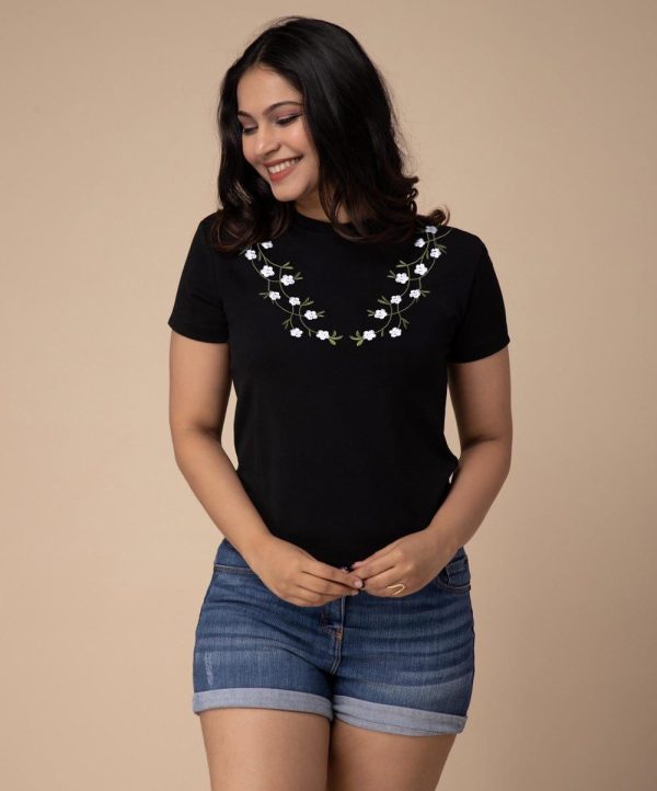 Smart cotton ladies T-shirt